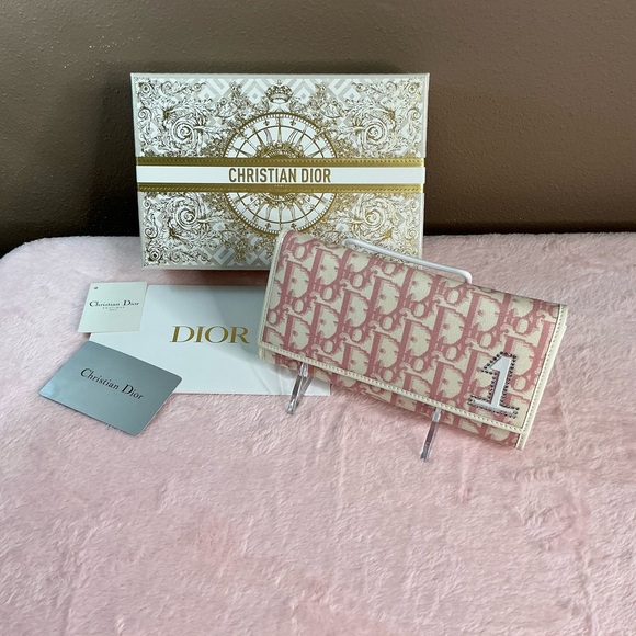 DIOR TROTTER LONG WALLET EUC - Picture 1 of 16